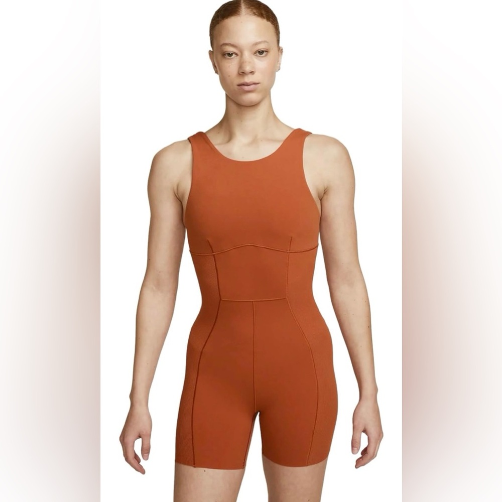 Nike Yoga Women's Orange Training Jumpsuit